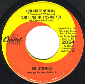 The Lettermen, "Goin' Out of My Head / Can't Take My Eyes Off You"