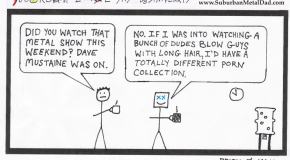Suburban Metal Dad webcomic, no. 106: “The Metal Show”