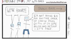 Suburban Metal Dad no. 192, “Water Park Arc 2012: The Snack Bar”