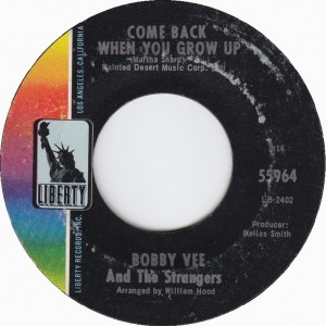 Bobby Vee and the Strangers, "Come Back When You Grow Up"