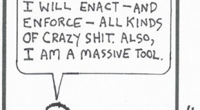 Suburban Metal Dad no. 146, “Political Cartoon: The Candidate”