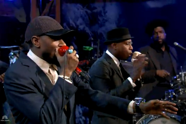 Black Star perform on Late Night with Jimmy Fallon