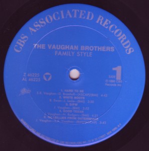 The Vaughan Brothers "Family Style" Side 1